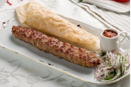 Люля-кебаб из свинины и телятины