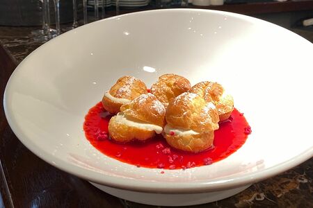 Лавандовые профитроли