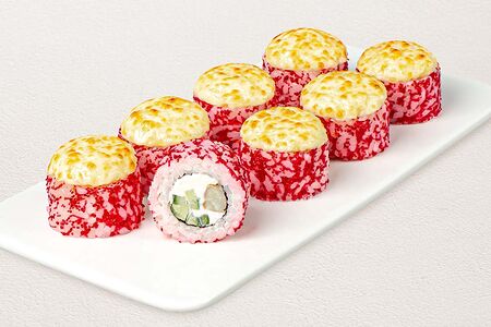 Угорь с моцареллой запеченный ролл