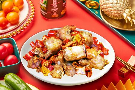 Жареные свиные ребра в кляре №320