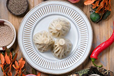 Набор из трёх хинкали №1 Телятина