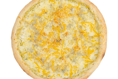 Пицца Четыре сыра на тонком тесте 30 см