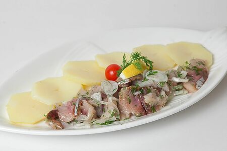 Сагудай из омуля с картофелем