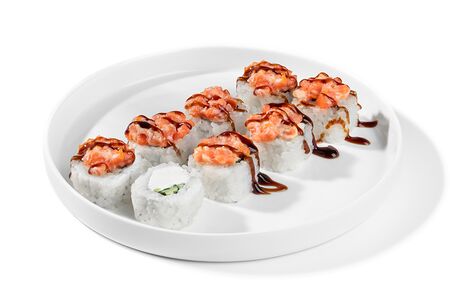 Ролл Запеченный лосось