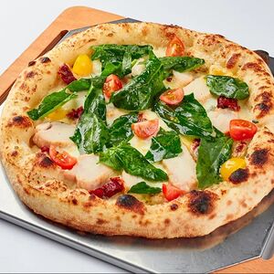 С цыпленком и шпинатом