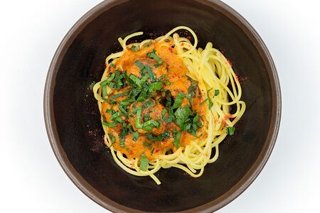 Паста с фрикадельками