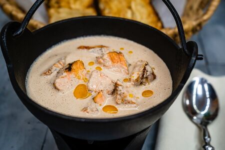 Семга в соусе Баже