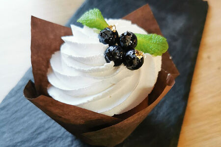 Капкейк малиновый