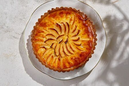 Домашний итальянский пирог с грушей