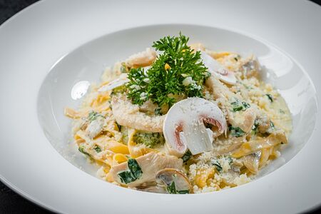 Феттуччине Альфредо