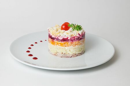 Салат Омуль под шубой