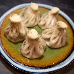 Хинкали с грибами