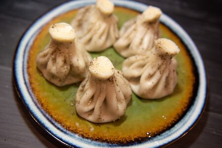 Хинкали с грибами