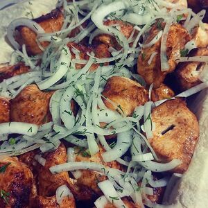 Шашлык из филе курицы