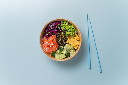 Поке с лососем