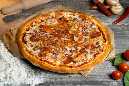 Пицца Мраморная BBQ 25 см