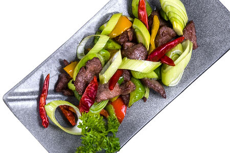 Говядина в остром соусе