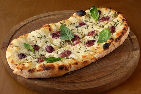 Фокачча рикотта-винoград