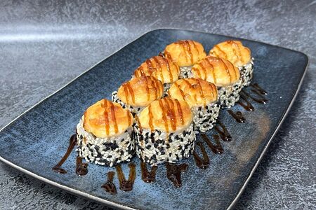 С угрем и омлетом