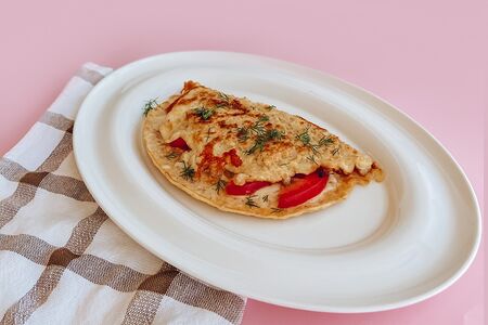 Овсяноблин с грибами и карбонатом