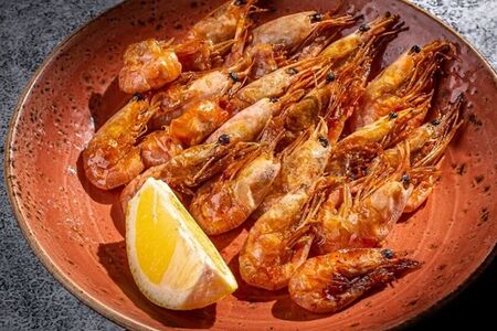 Креветки жареные