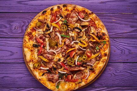 Пицца с рёбрами Барбекю