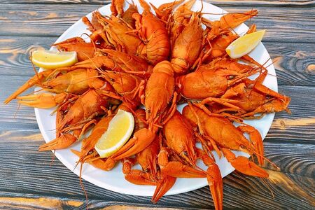 Раки свежесваренные