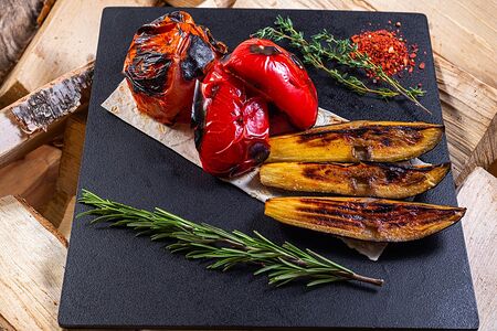 Овощи на мангале