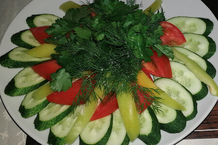 Овощная тарелка