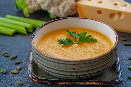 Суп сырный (с овощами)