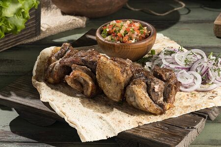 Шашлык из куриной грудки