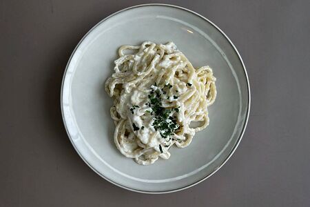 Спагетти с сыром