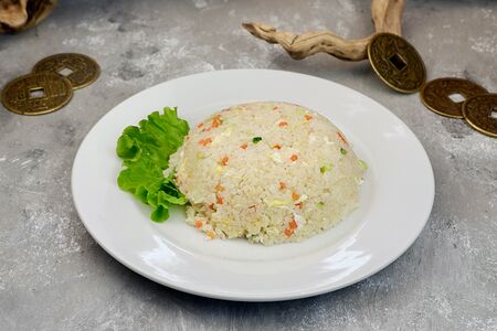 Чофан с овощами и яйцом