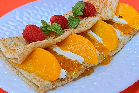 Блин Чизкейк Манго-персик