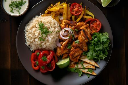 Фахита с курицей