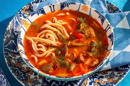 Уйгурский лагман