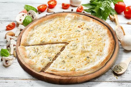 Четыре сыра со сливочным соусом