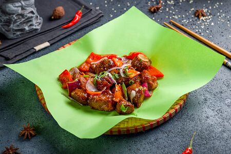 Свинина в кисло-сладком соусе