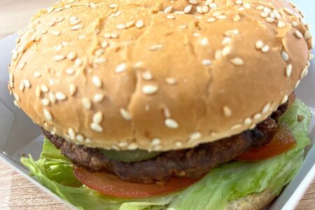 Бургер с грибочками