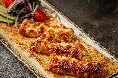 Кебаб из индейки с сыром