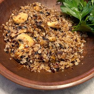Гречка с грибами