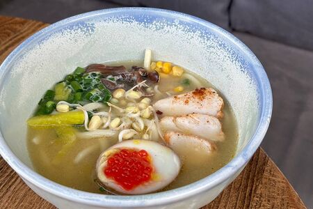 Мисо-рамен с цыплёнком су-вид