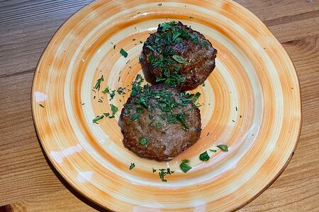 Котлеты из свинины и говядины