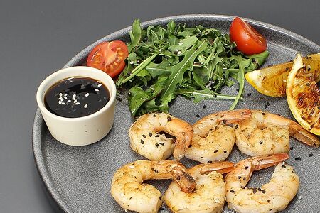 Креветки гриль