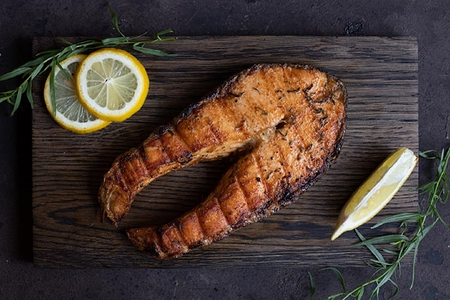 Семга на мангале 1 шт