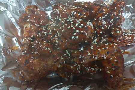 Крылья барбекю острые