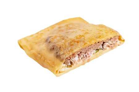 Блин с котлетой