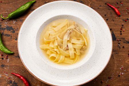 Куриный суп детское меню