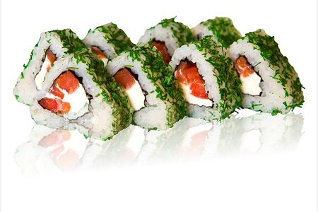 Ролл Зелено-копченый