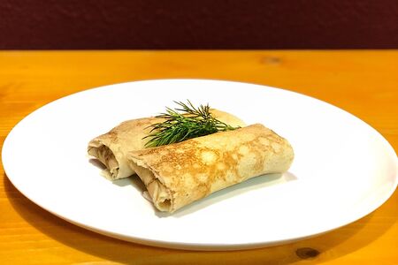 Блины с мясом